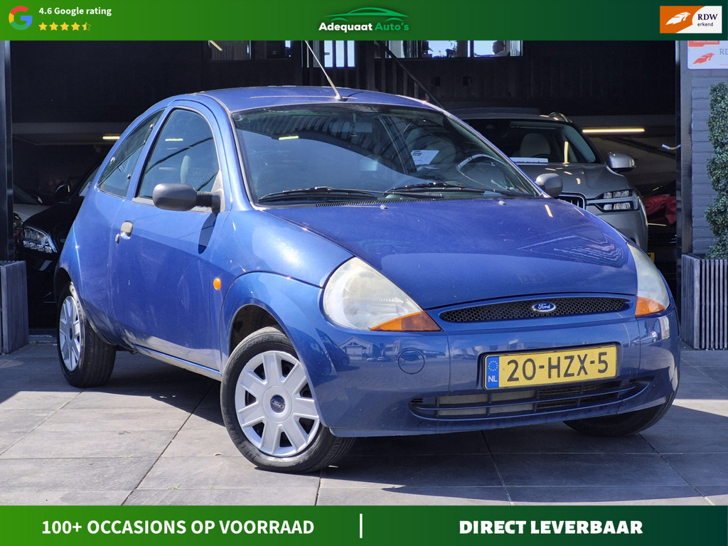 Ford Ka 1.3 Cool & Sound|Airco|El Ramen|NAP|Nieuwe APK 54525711-0.jpg | Adequaat Auto's
