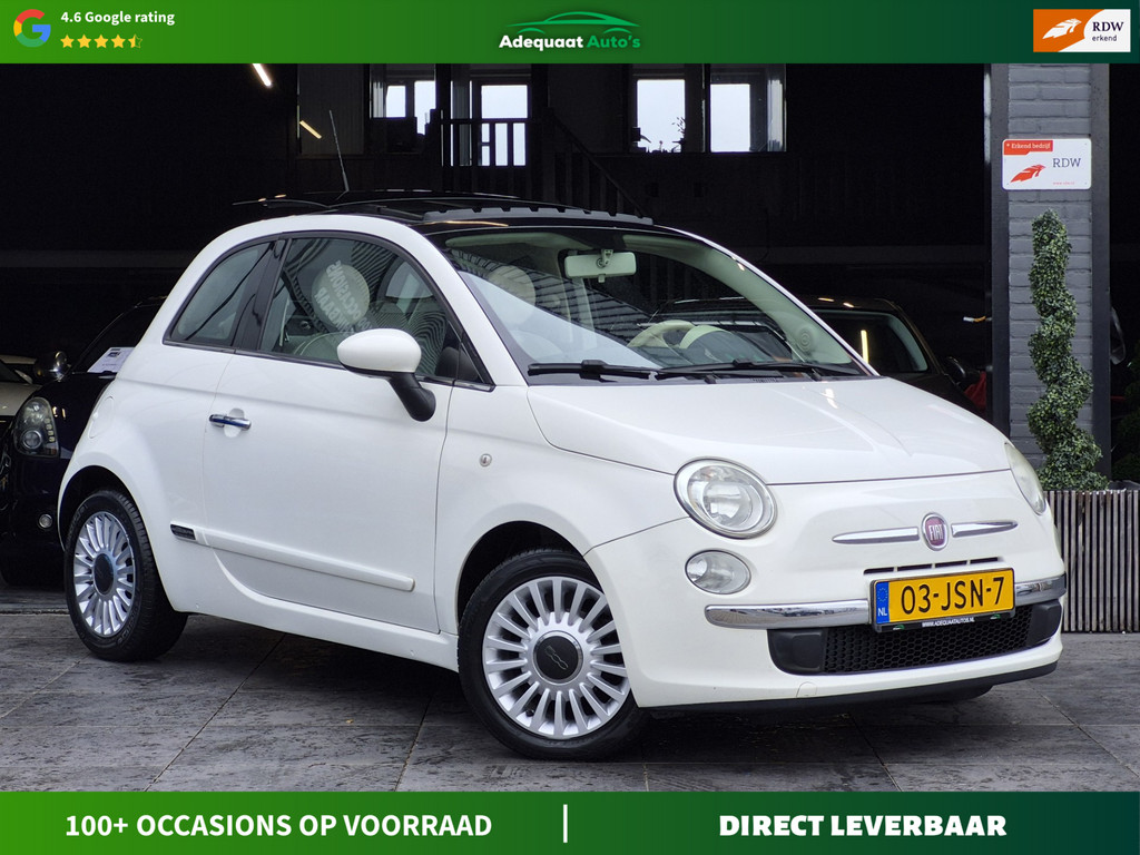 Fiat 500 1.2 Lounge|AUT|Airco|Panoramadak|NAP|APK 56012141-0.jpg | Adequaat Auto's