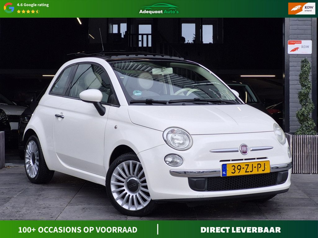 Fiat 500 1.2 Lounge|2e eig|NAP|PANO|Airco|El.Ramen|APK 56301518-0.jpg | Adequaat Auto's